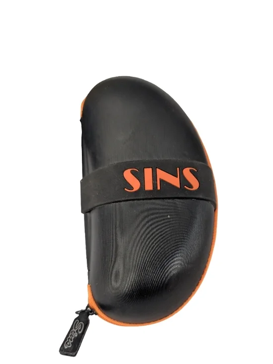 Sins Eyewear Aviator Sunglasses Protective Case Lens Black - Picture 6 of 9